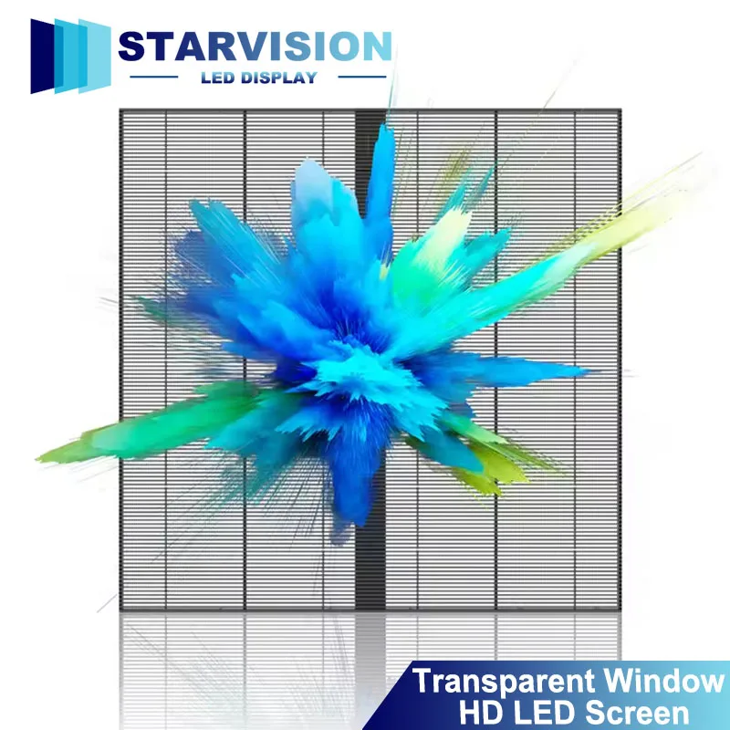 

Ultra Clear LED Transparent Display Plug And Play For Shop Window Advertising