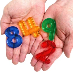 Transparent Montessori Letters And Numbers Learning Resources Alphabet Kids Educational Toys Juegos Didácticos Para Niños