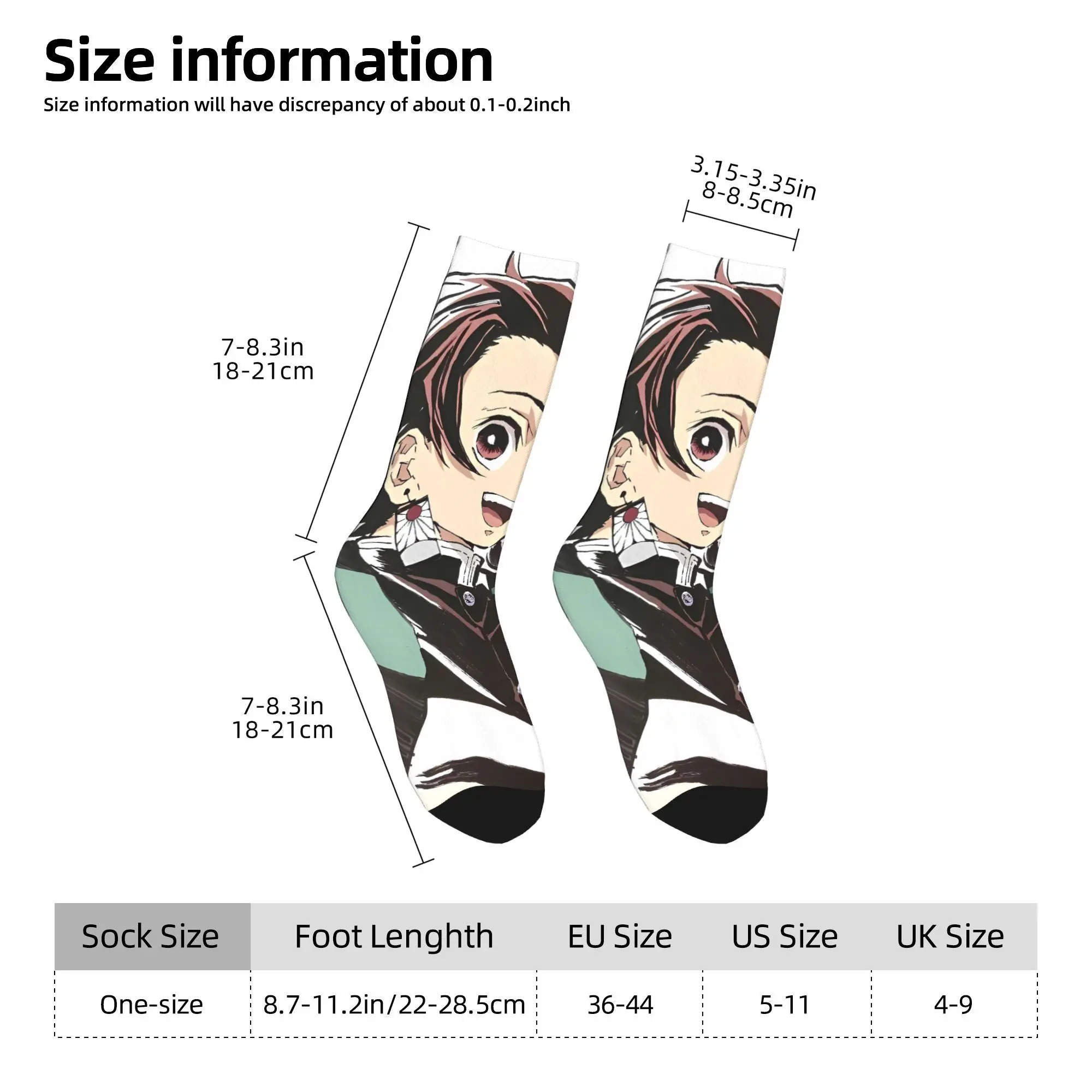 Muichiro Tokito Socks Winter  Stockings Funny Women Men High Quality Socks Pattern Running Sports Non Slip Socks