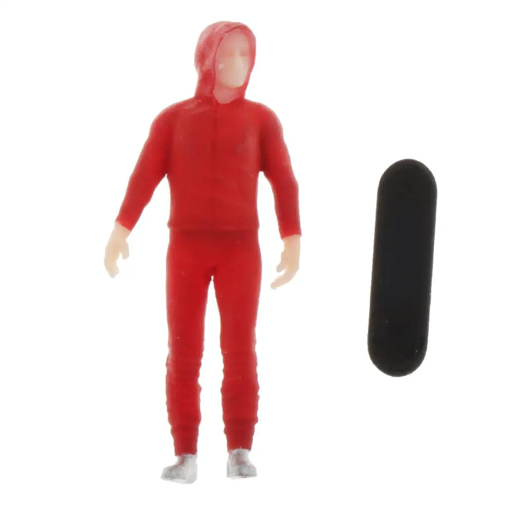 Figurina di azione in miniatura in scala 1:64 Figurina scorrevole dipinta