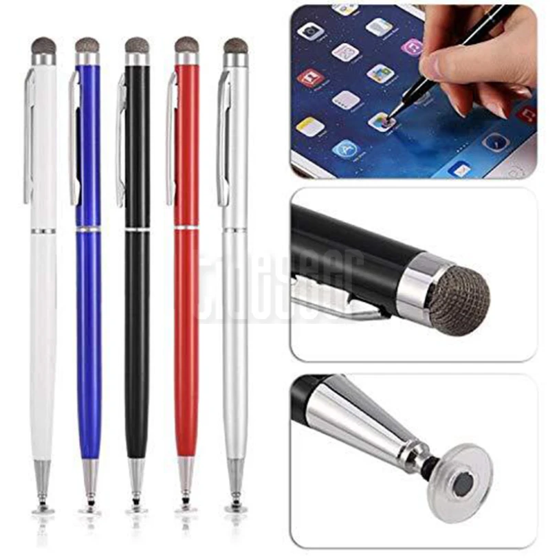 100pcs Disc Stylus Pen Capacitive Touch Screen Pens for iPhone iPad Android Smart Phones Multi-Function High-Precision Pencil