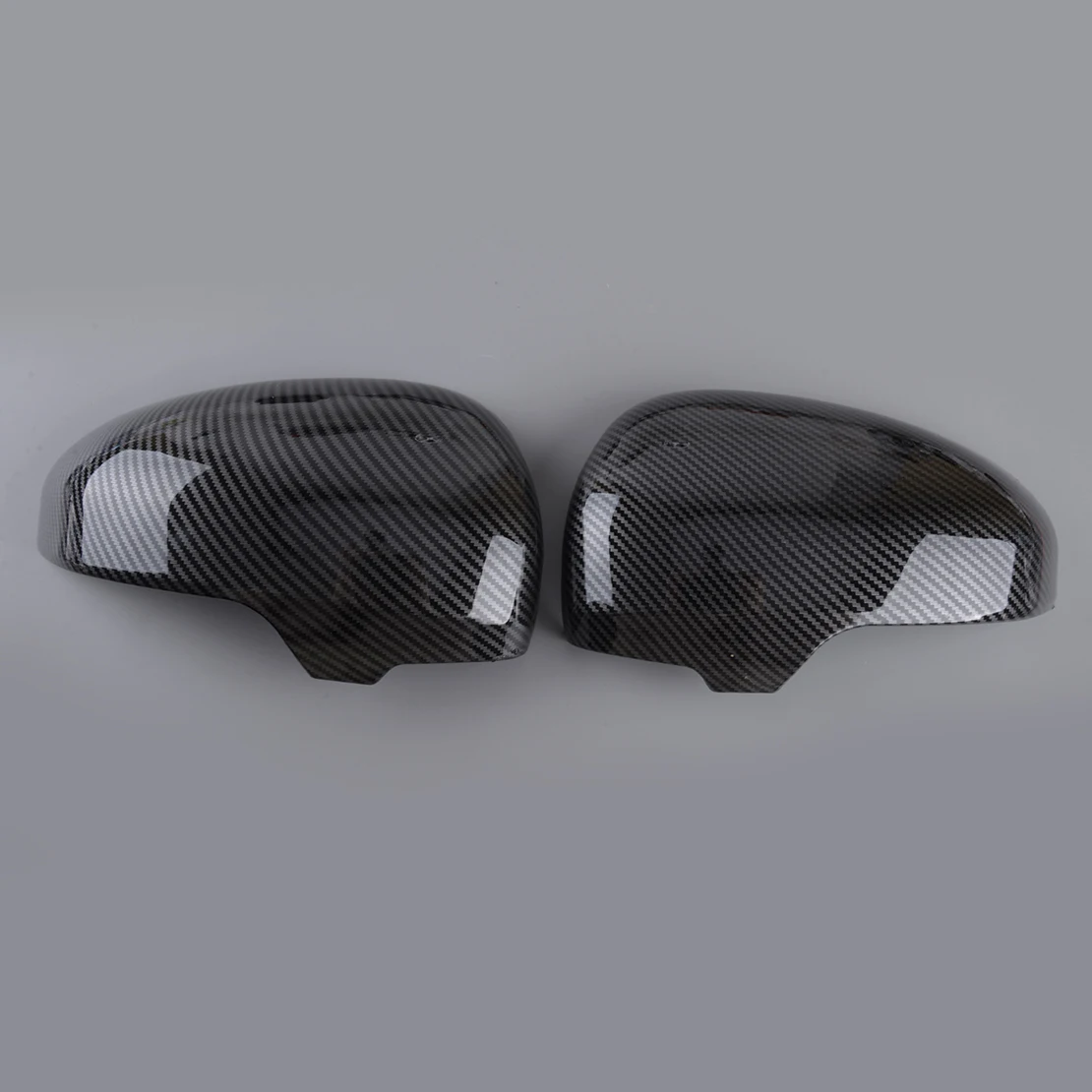 

1 Pair Carbon Fiber Grain ABS Side Rear View Mirror Covers Trims Fit for Scion iQ Hatchback 2012 2013 2014 2015
