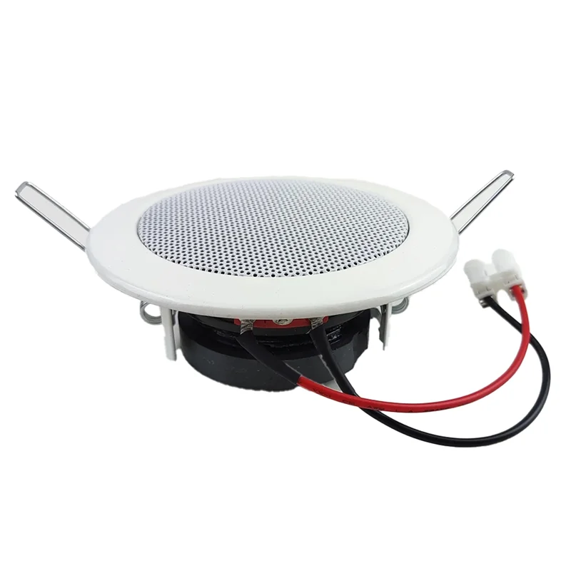 ABZW Bathroom Passive Ceiling Speaker 3Inch Passive Ceiling Speaker 6W Passive Ceiling Speaker 8Ohm 6W Passive Ceiling Speaker
