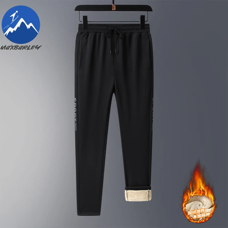 Maxbarley Winter Men Sets 2025 New Fashion Plus Fleece Thickened Warm Jacket+pants Sportwear Suit 2-piece Man Casual Tracksuits