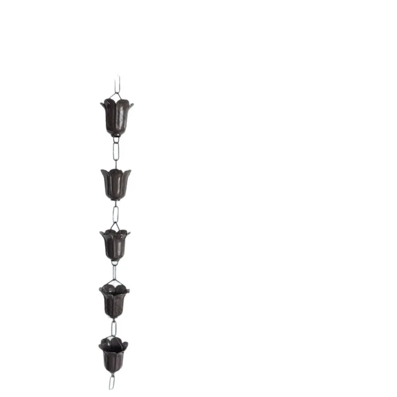 B & B external courtyard rain chain, temple drainage, villa eaves rain chain, decorative rain bell