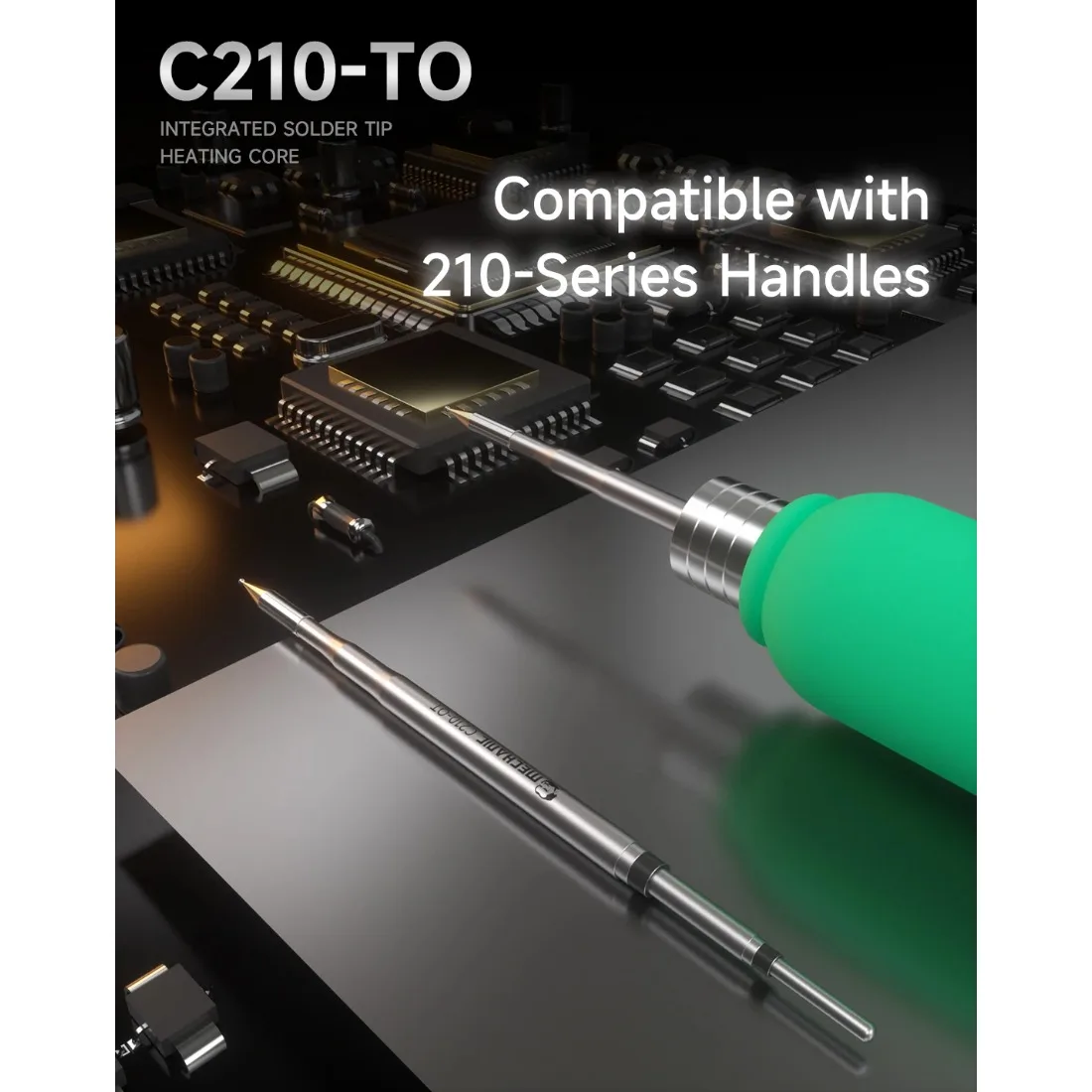 MECHANIC C210-TO Soldering Iron TIPS Welding Tips Integrated Soldering Iron Tip SMD Head for C210 Series Solder Station image 6