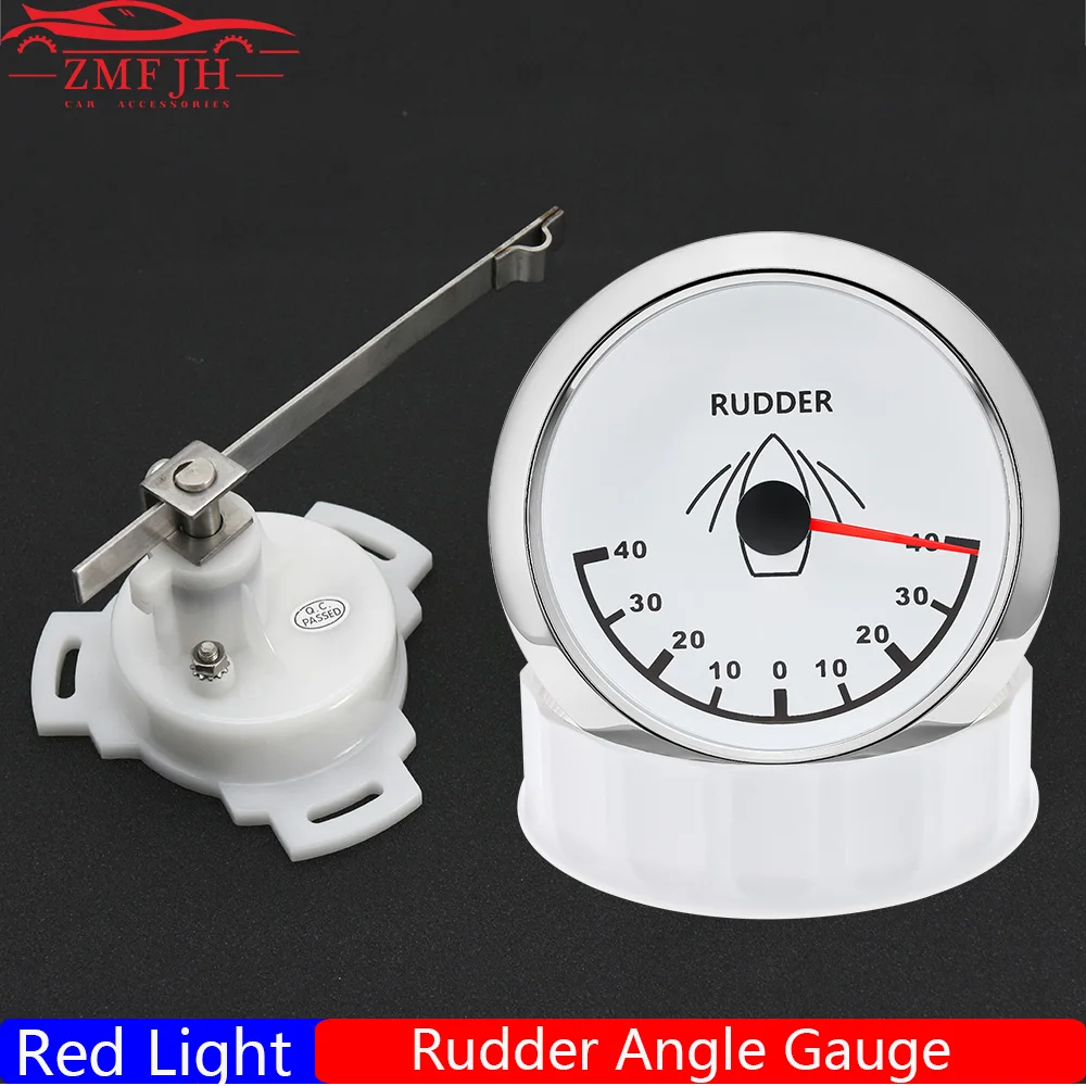 Indicateur d'angle de gouvernail pour bateau marin, capteur d'angle de gouvernail, lumière rouge, étanche IP67, 0-190 Ohm, 85mm