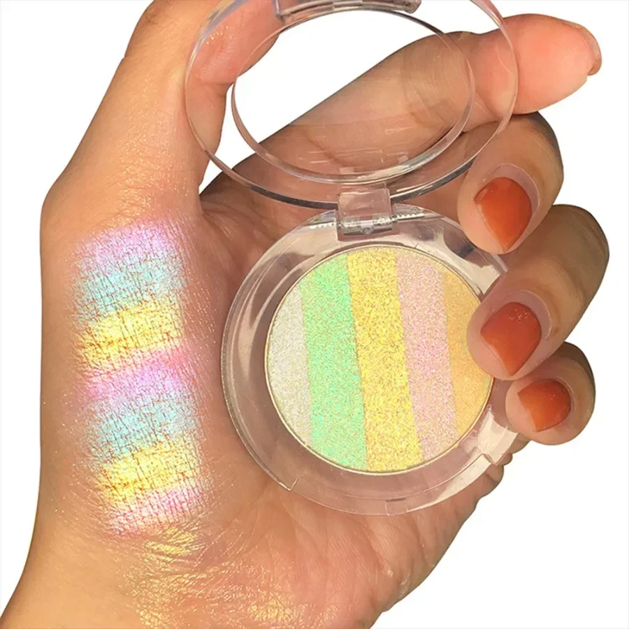 Custom Monochrome Rainbow Chameleon Eyeshadow Waterproof High Pigment Long Lasting Glitter Diamond Shiny Eye Shadow Bulk Makeup