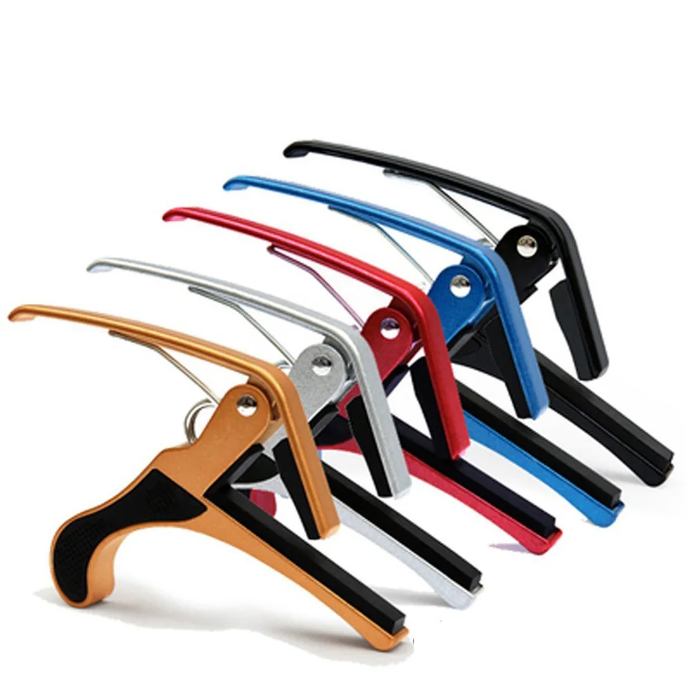 

Металлический гитарный каподастр золотой 10*6*3 см из цинкового сплава, быстросъемный сдвиг для акустической электрогитары, портативный преобразователь шагов