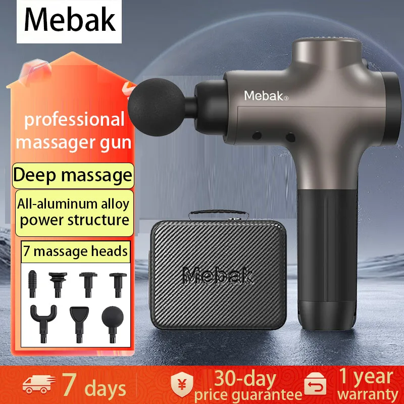 Mebak 3 Deep massage Gun Professional Muscle Percussion Massage Gun, Massager Gun for Shoulder Leg Back Body Pain Relief，Gifts