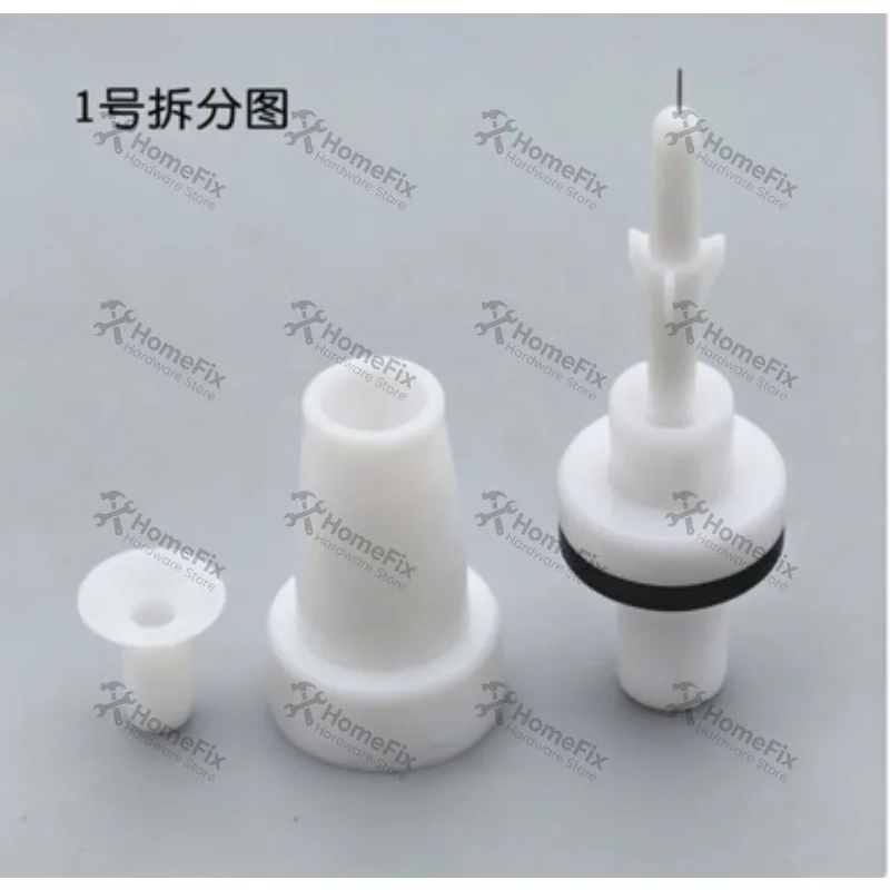Replacement ElectrostaticExtensionNozzle&Electrode Long Rod, Flat Jet Electric Needle SpareParts ForManual PowderCoatingSprayGun