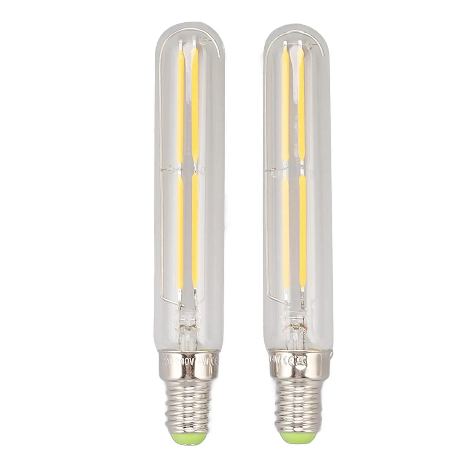 4W E14 Tubular Glass Bulb 2300K T20x120 - Versatile Flickering Lighting for office & Home Use