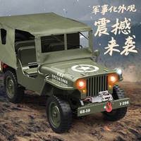 Jjrc C8815 1/10 Willys Jeep Rc Car 1941 4wd Rtr Crawler Climbing Scale Military Truck Offroad Vehicle Adult Toy Gift For Kids