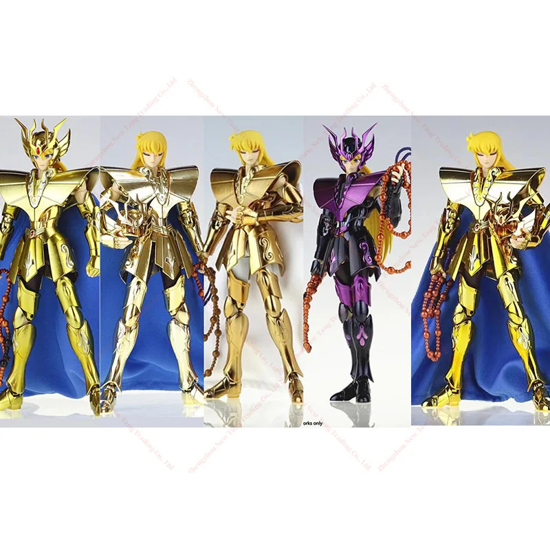 MST Saint Seiya Myth Cloth EXM/EX Metal Virgo Shaka Andromeda Shun Head 24K Hades/Dark Gold Knights of The Zodiac Action Figure