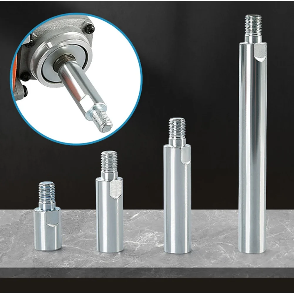 

Extension Rod Set 4pcs M10 Thread Shafts for Angle Grinder Polisher 40mm 60mm 80mm 140mm Connecting Rods for Grinding