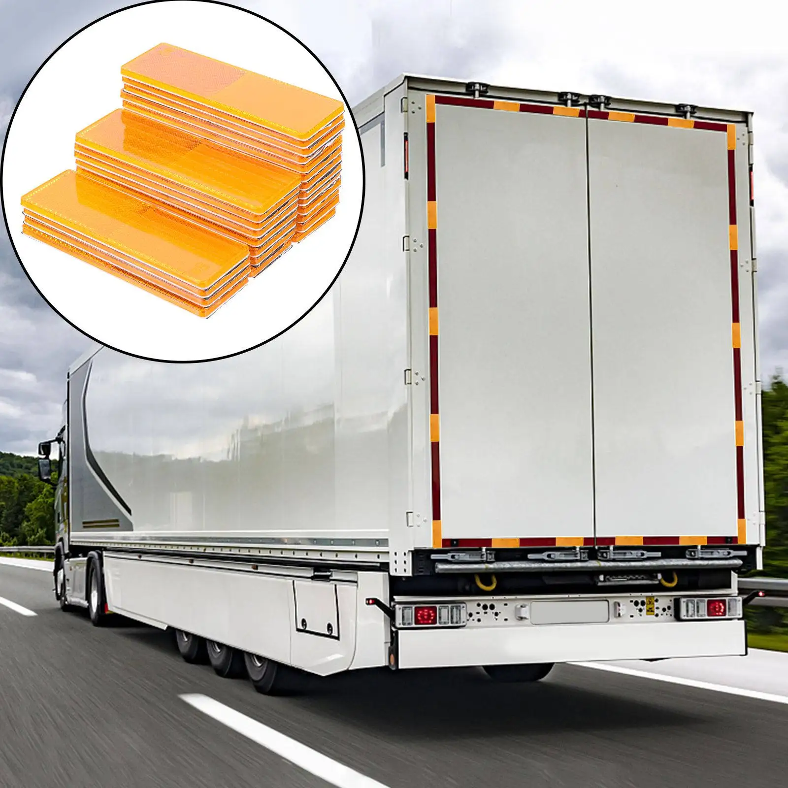 25pcs-honeycomb-pattern-reflective-tape-self-adhesive-warning-tape-for-trailer-car-door-bumper-waterproof-uv-resistant-night