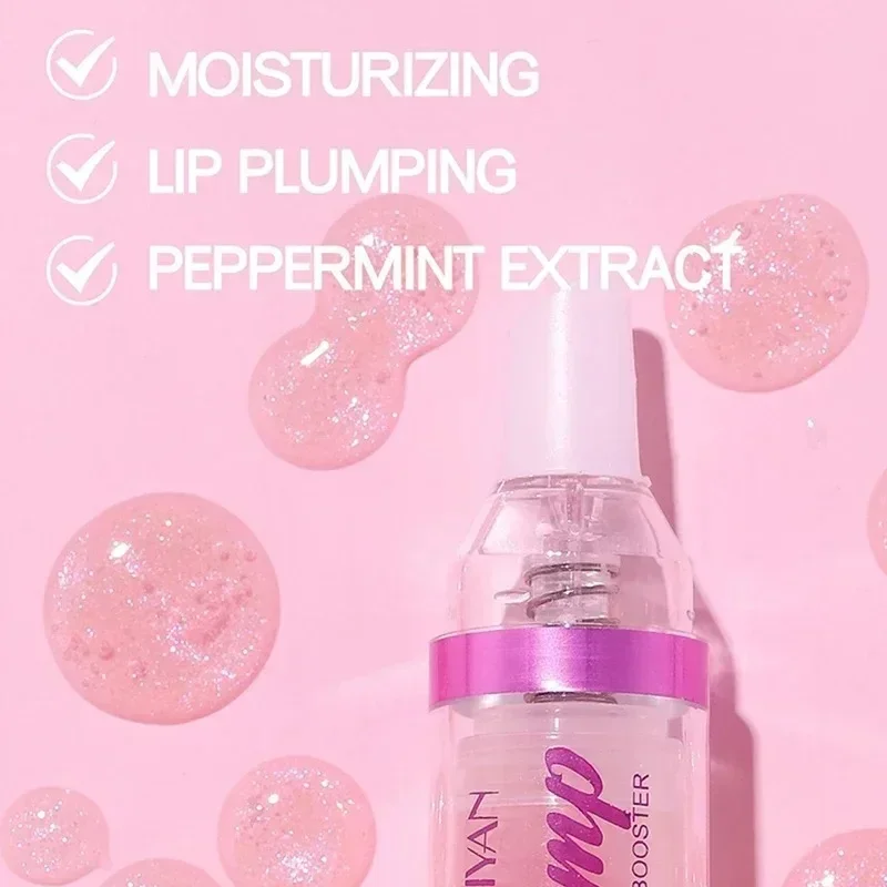 Nowy 5ml błyszczyk do ust lustrzany wodny błyszczyk baza makijaż pulchne serum długotrwały nawilżający Lip Plumper Supplies