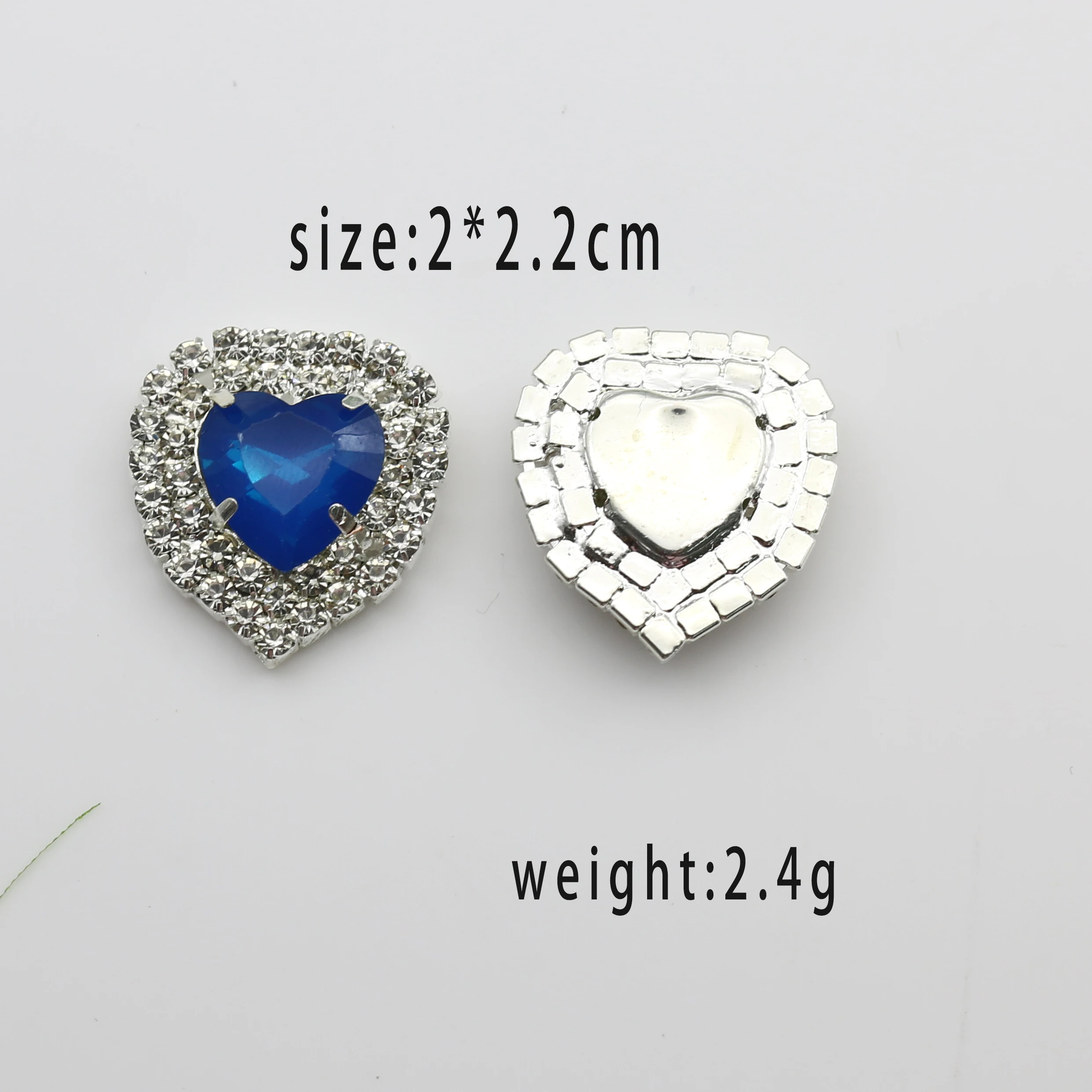 Adornos de cristal plateados c - Sew On Rhinestone reseña y precio