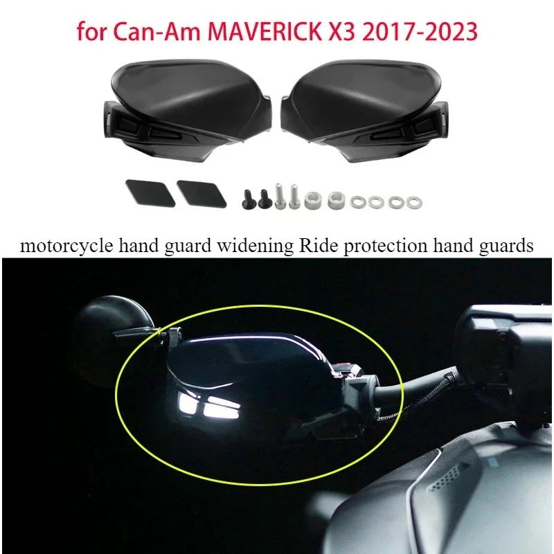 

motorcycle hand guard widening Ride protection hand guards for Can-Am MAVERICK X3 2017-2023