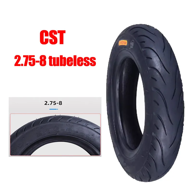 

Good Quality 2.75-8 Vacuum Tires for Electric Vehicle Motorcycle Tubeless Tire Replacement Parts 2.75*8 Tyres