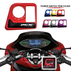 PCX Motorcycle CNC Aluminum Ignition Switch Cover Electric Door Lock Button Cover Protector For Honda PCX125 PCX160 pcx 125 160