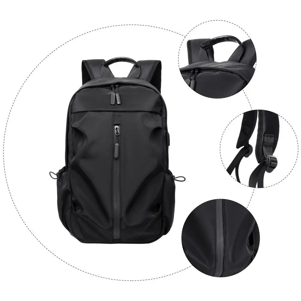

1Pcs Men Backpack Lightweight Breathable Wear-Resistant Fashion Backpack with Charging Pocket Id Phone Bag 14 Inch