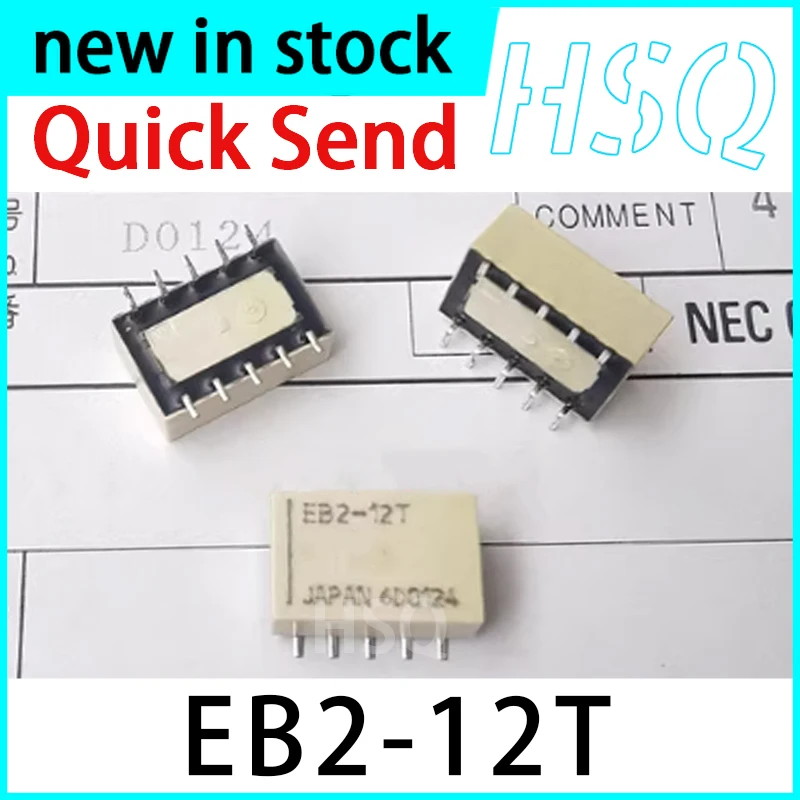 2PCS New EB2-12T 10 Pin 12VDC Signal Relay