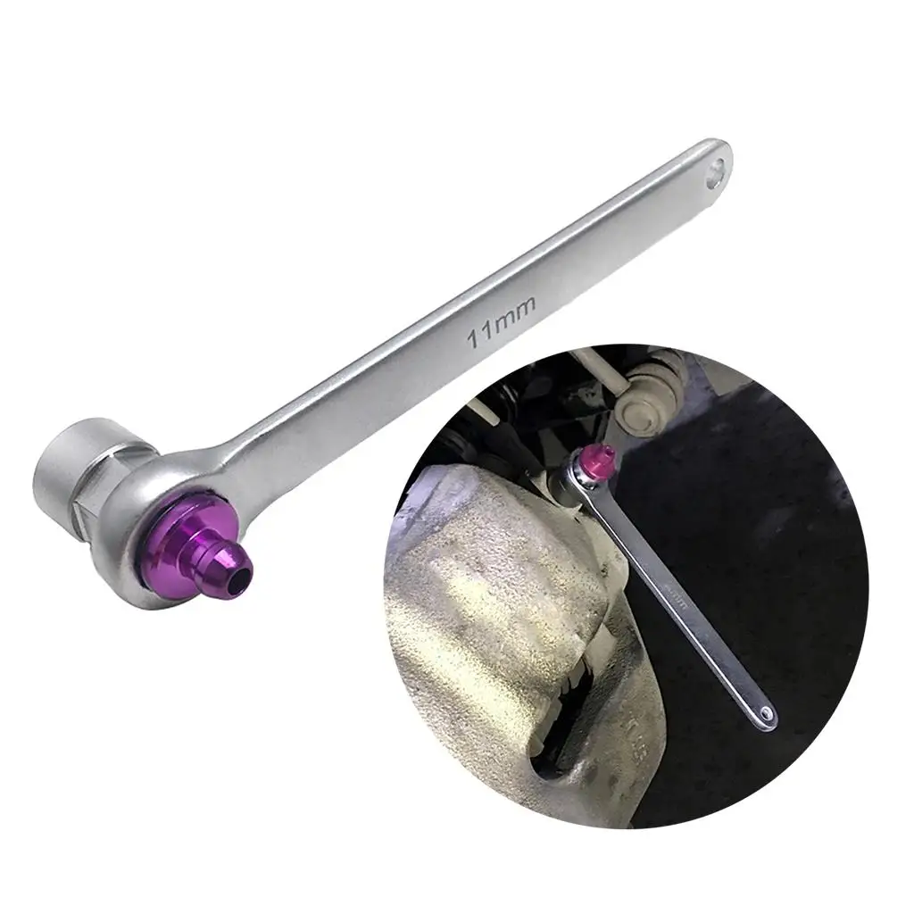 11mm Brake Fluid Bleeder Wrench Oil Drain Tool for Car Modification