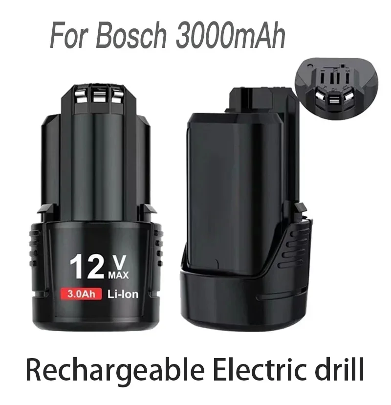 

For Bosch lithium-ion rechargeable battery,100%New 12V/10.8V charger 3000mAh BAT411.BAT 411A.BAT412.BAT412A.BAT413.