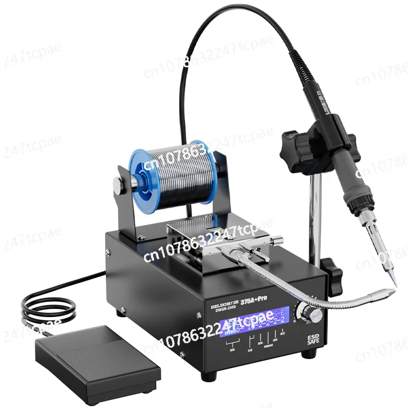 375B automatic soldering machine, fully automatic small tin feeding electric soldering iron foot out tin welding machine