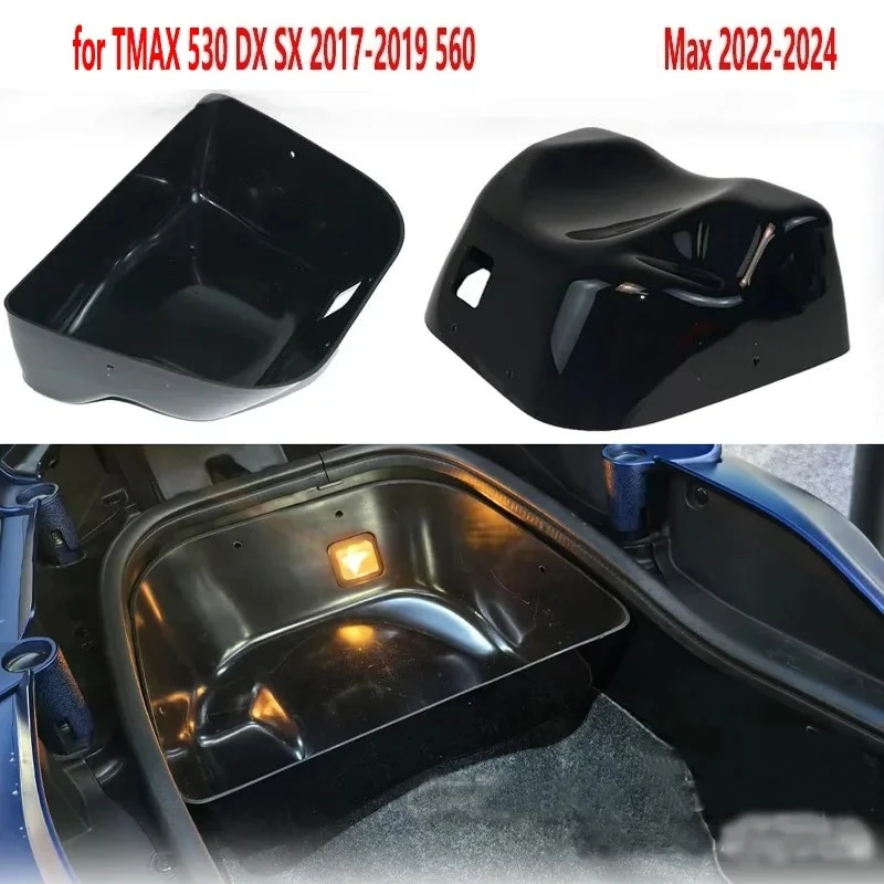 

Motorbike Storage Box Accessories Stereo 3D Black Storage Bucket for TMAX 530 DX SX 2017-2019 560 2017-2019 Max 560 2022-2024