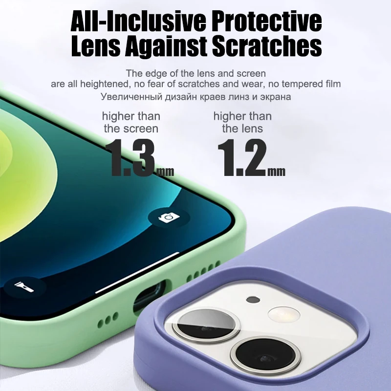 14 15 Plus New Liquid Silicone Phone Case For Apple iPhone 11 12 13 14 15 Pro Max Soft Cases Bumper Shockproof Cover Accessories