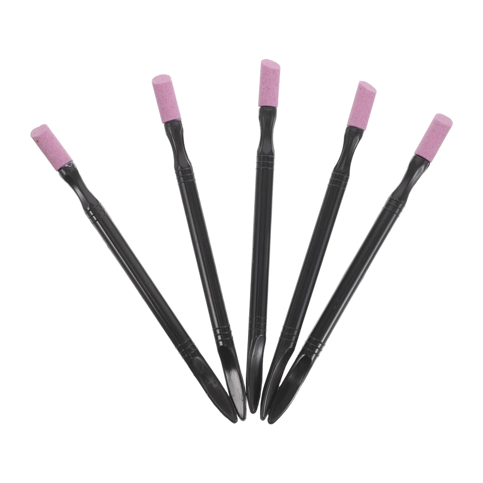 

5Pcs Nail File Dual-Head Sanding Pen Portable Manicure Dead Skin Remover Nail Polishing Tool Smooth Shiny Nails