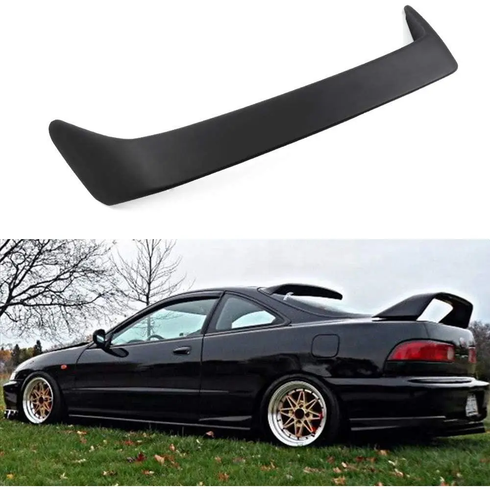 

ABS Car Rear Trunk Spoiler Wing w/LED Brake Type-R Style Fit for 1994-2001 for Acura Integra Hatchback Matte Black Trunk Lip Spo