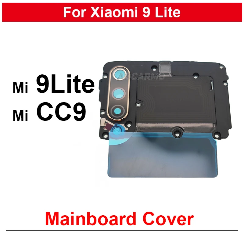 

Для Xiaomi 9Lite (CC9) рамка объектива задней камеры + крышка материнской платы с запасными частями NFC