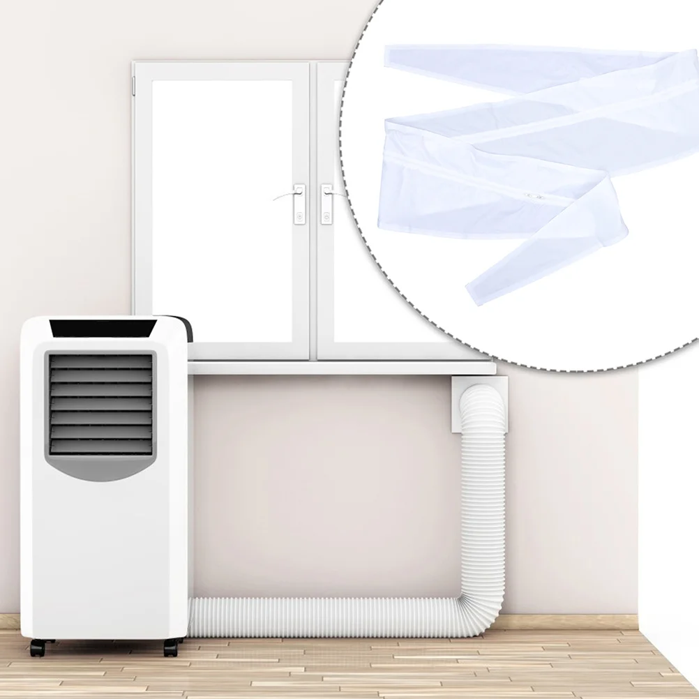 

Portable Ac Window Seal Cloth Universal Fit for Air Conditioner Unit Tight Sealing Energy Saving Cooling Home Office Use