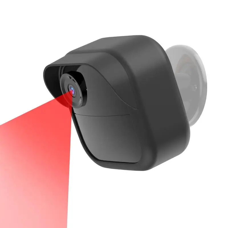 Silicone Security Camera Protective Case Cover Brim Design Weather-Resistant Camera Cover forBlink Outdoor 4 (4th Gen)