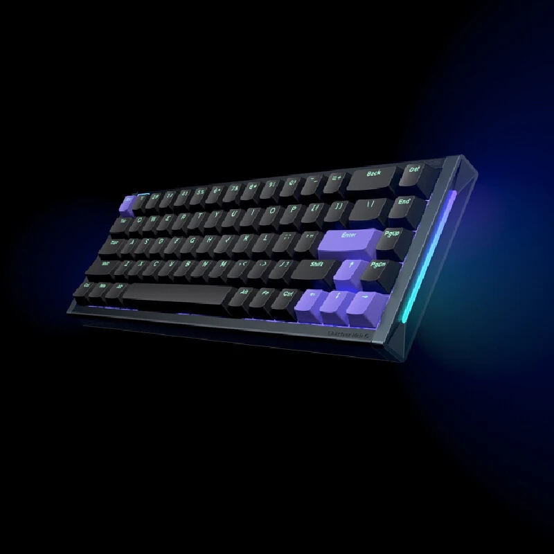 Teclado Gamer NuPhy BH65 Magnético com Switches Jade, com Fio, Modo Único, Personalizável, 65% em Alumínio, Retroiluminado RGB para Gamers de Esports 