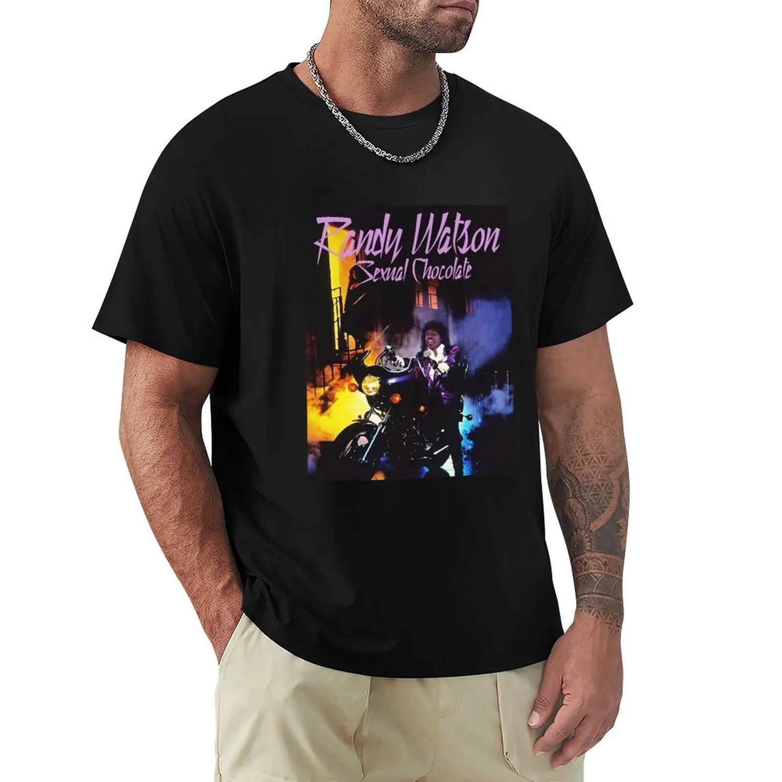 Party Like It's 1988 Randy Watson And The Sexual Chocolate T-Shirt Fashion Letter Print T-Shirt