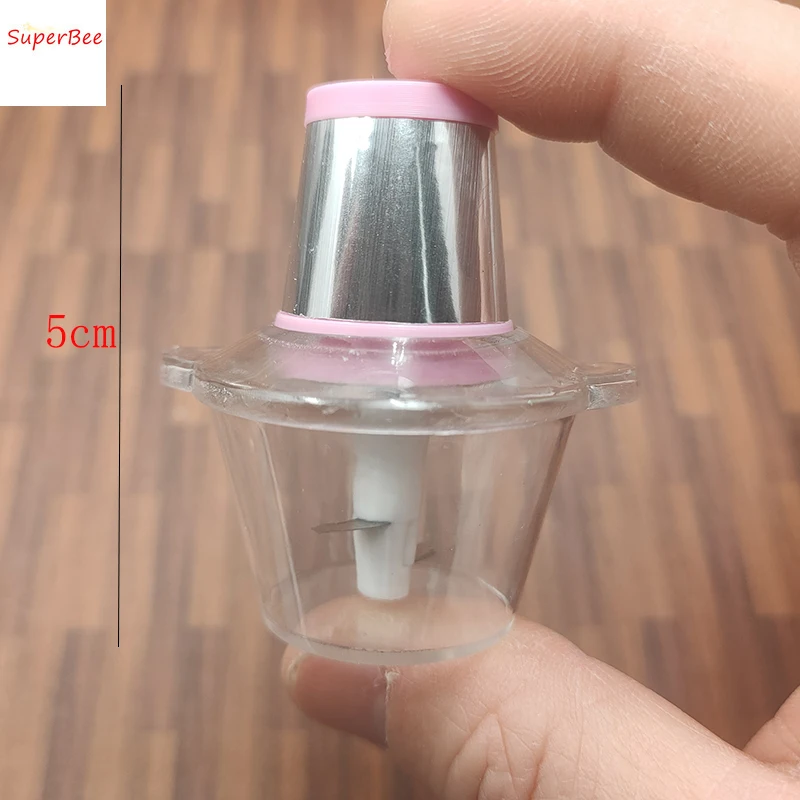 Dollhouse Real Cooking Simulation Mini Electric Meat Grinder Cooker Kitchenware Miniatures Kitchen Furniture Accessories