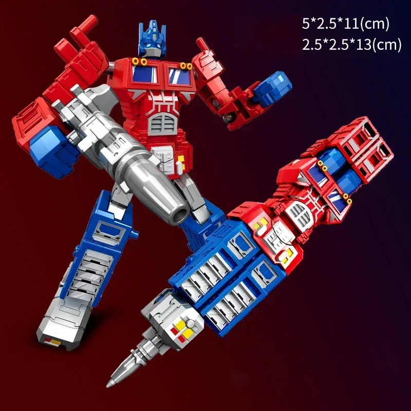 2-in-1 Transformierbarer Roboter-Spielzeug-Kugelschreiber mit Drehgelenk, Actionfigur-Modell, Verformbarer Roboter – Detail 10