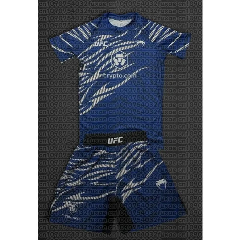 

New UFC Boxing Fighting Training Set for Men and Women, Loose, Breathable, Quick Drying, Sweat Absorbing Children's Sports Set