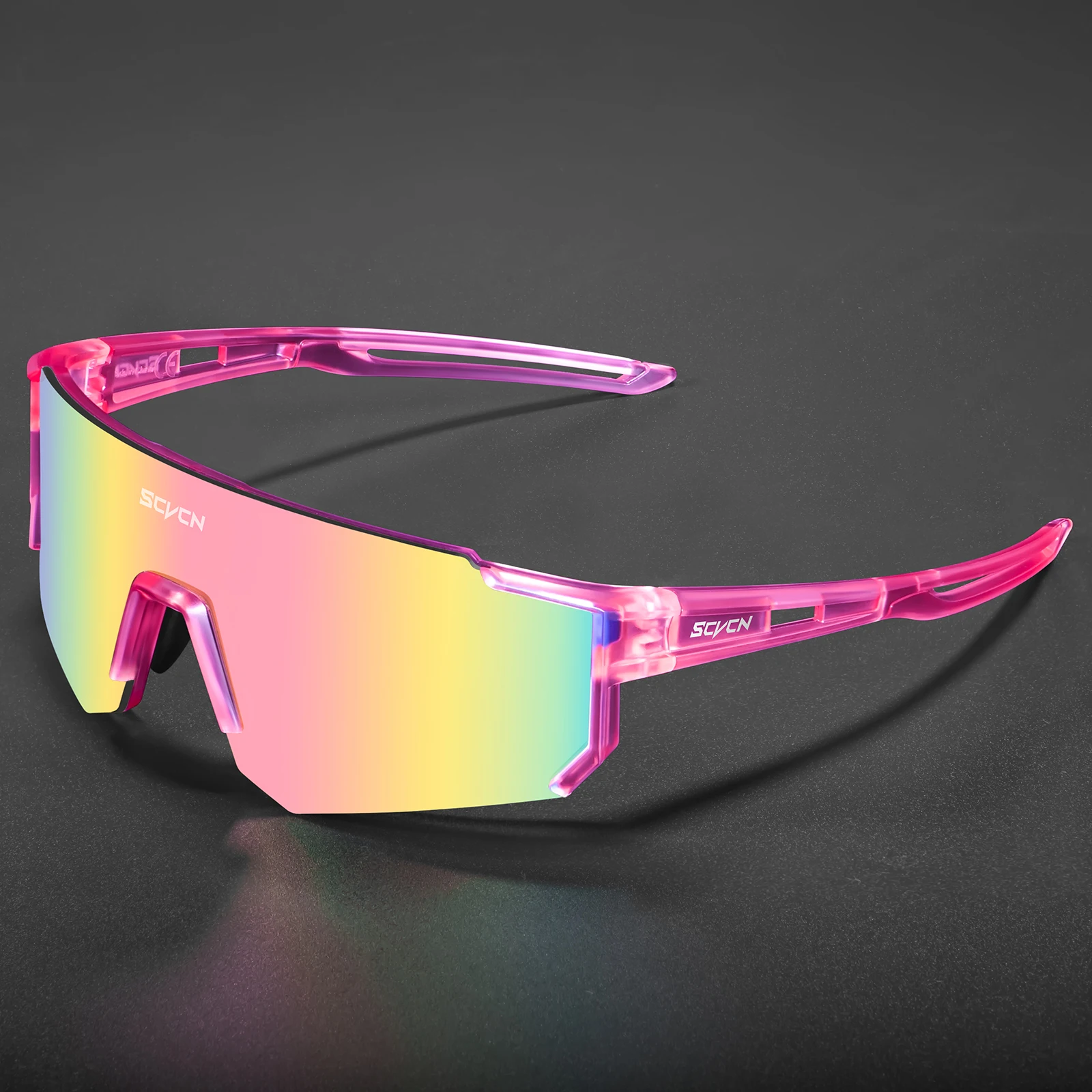 SCVCN Fietsbril Fietszonnebril Heren UV400 Brillen Sport MTB Outdoorbril Fiets Dames Zonnebril Meerkleurig Rijden
