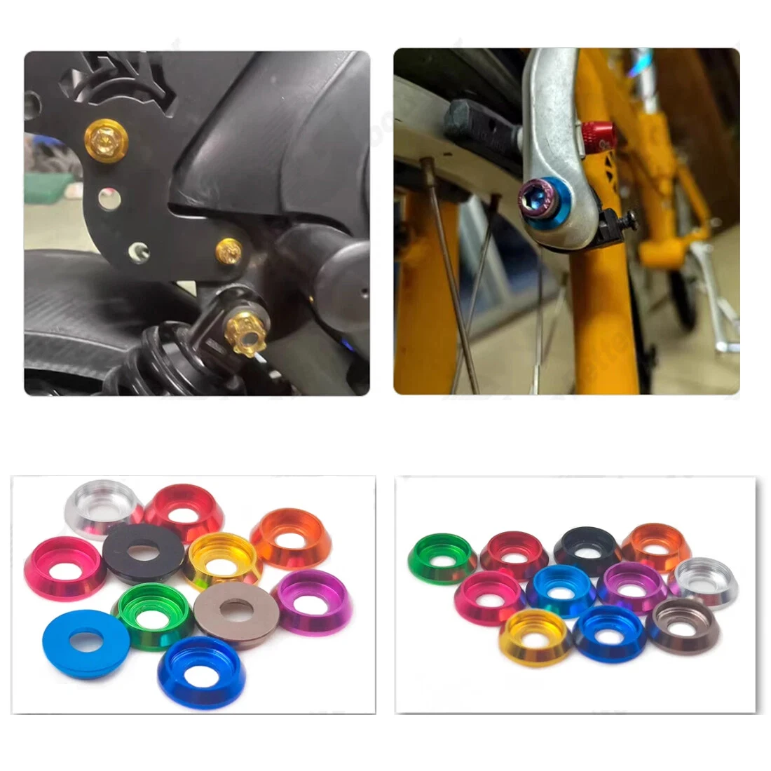 Colori Alluminio Anodizzato M2 M2.5 M3 M4 M5 M6 M8 Pan/Butto/Cup Head Rondelle RC/FPV/PC/Drone/Giocattoli/Accessori Meccanici Parti