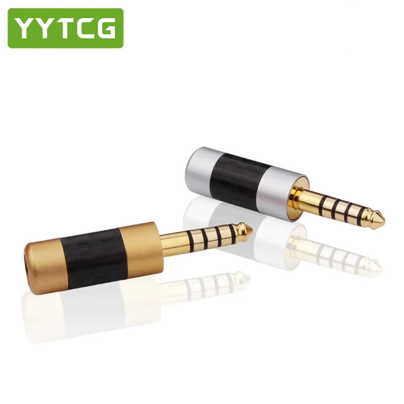 YYTCG 4.4mm Headphone Earphone 1/4Pcs High Quality Plug Jack DIY Plug Adapter For Sony PHA-2A TA-ZH1ES NW-WM1Z NW-WM1A