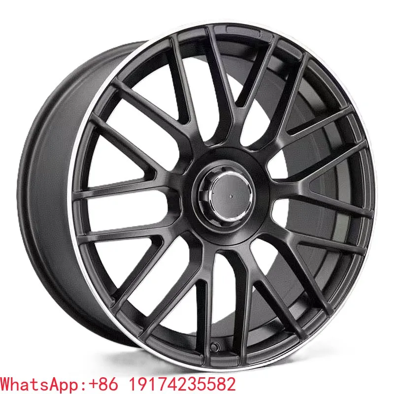 

Matte Black Machined Lip 17/18/19 Inch Flow Forming Wheel 5X112 PCD Aluminium Alloy Rims for W204 W205 W212 Passenger Cars