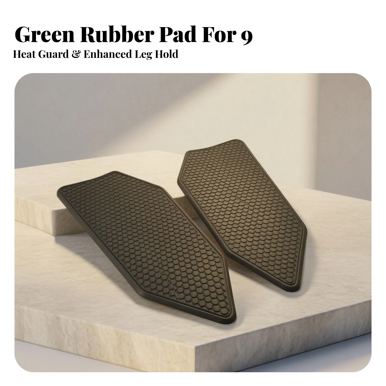 Motorcycle Tank Side Pads Long-Lasting Motorcycle Tank Pads with Honeycomb Texture Textured Hexagonal for Motorcyclists