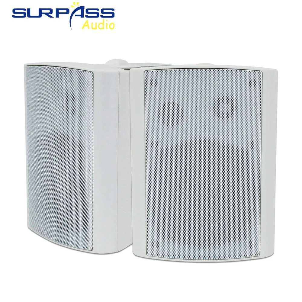 Home Audio System Powerful 40W Active Wall Bluetooth Speakers Wall Mounted Speaker Music Loudspeaker for Meeting Room Indoor