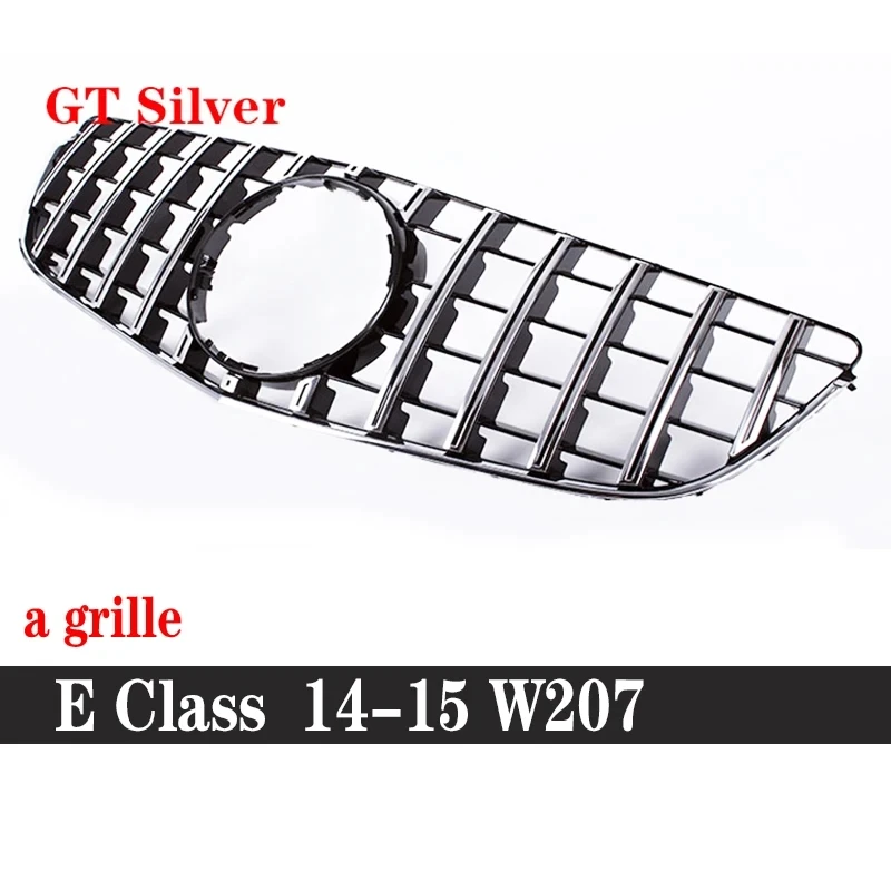 Voor Mercedes Benz E Klasse W207 E260 E300 E350 Gt Stijl Grill Voorbumper Beweging Net Luchtinlaat Grille 2010-2015 Bodykit