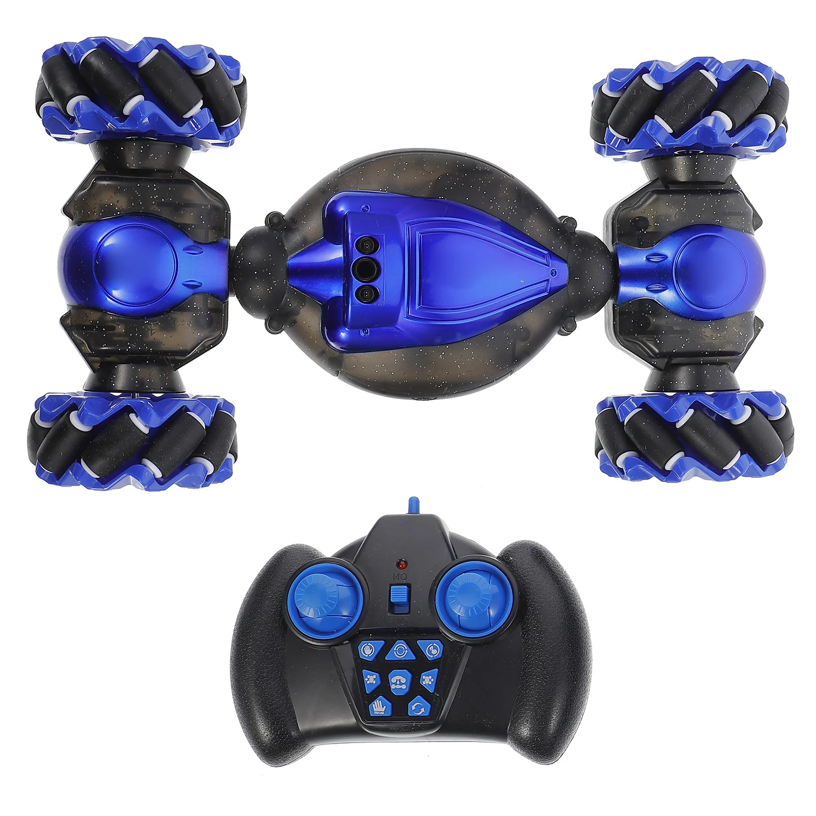 1Set Mini Geste Induktion Rc Stunt Auto Geländewagen Blau Universal Rad Fernbedienung Fern Zufällige Griff farbe